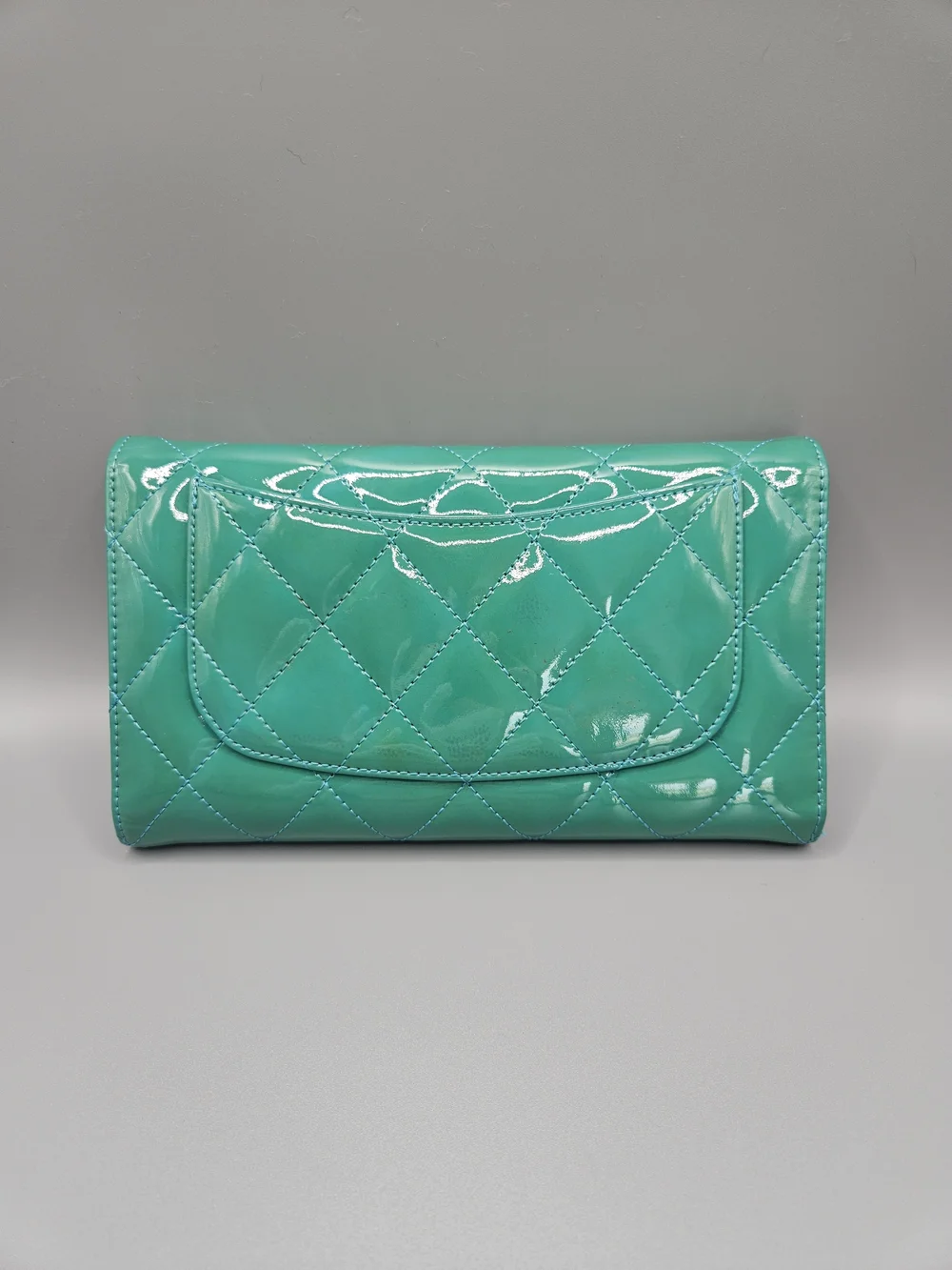 💚CHANEL 2.55 Reissue Patent Leather L Flap Wallet💚